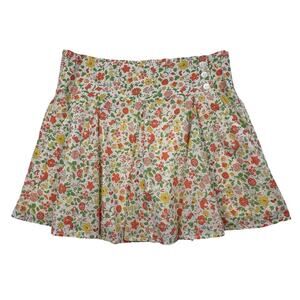 American Eagle Floral Print Mini Skirt Women's XS Cottagecore Lightweight Summer